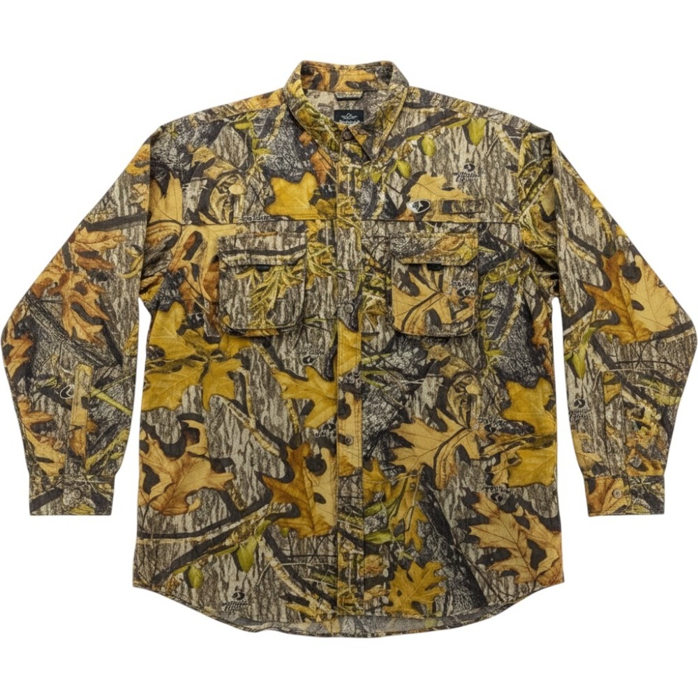 Mossy Oak Treklite Camo Shirt Mens XL Obsession Camouflage Hunting Vented Nylon